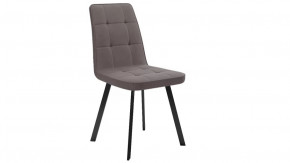 Стул «Рони»  Черный муар, Микровелюр BRENDY Latte в Ноябрьске - noyabrsk.mebel-tymen.ru | фото