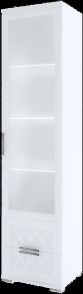 Тиффани гостиная М07 Пенал-витрина в Ноябрьске - noyabrsk.mebel-tymen.ru | фото