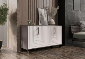 Тумба Квадро М-5, софт серый/софт вайт в Ноябрьске - noyabrsk.mebel-tymen.ru | фото