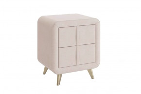 Тумба прикроватная Софи 2 крем (велюр) в Ноябрьске - noyabrsk.mebel-tymen.ru | фото