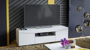 Тумба ТВ тип 1 Белый Ясень в Ноябрьске - noyabrsk.mebel-tymen.ru | фото