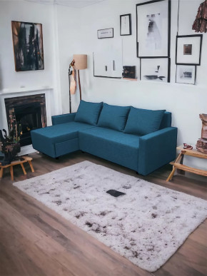 Угловой диван Шерри Савана Деним в Ноябрьске - noyabrsk.mebel-tymen.ru | фото