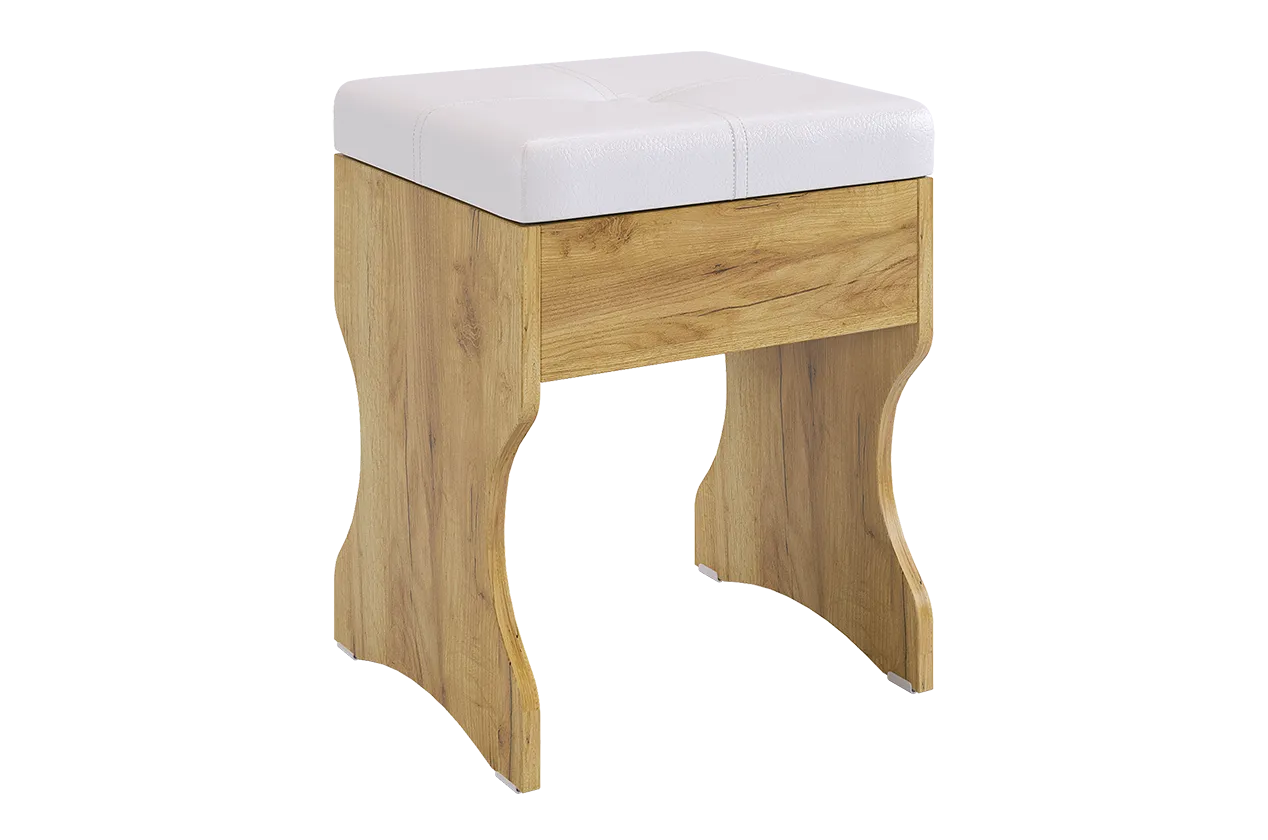 Пуф Виктория-1 дуб крафт золотой в Ноябрьске - noyabrsk.mebel-tymen.ru | фото