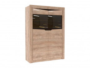 Витрина малая Версаль-5 Секция-11 Дуб баррик в Ноябрьске - noyabrsk.mebel-tymen.ru | фото