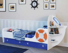 "Яхта-1" Кровать в Ноябрьске - noyabrsk.mebel-tymen.ru | фото